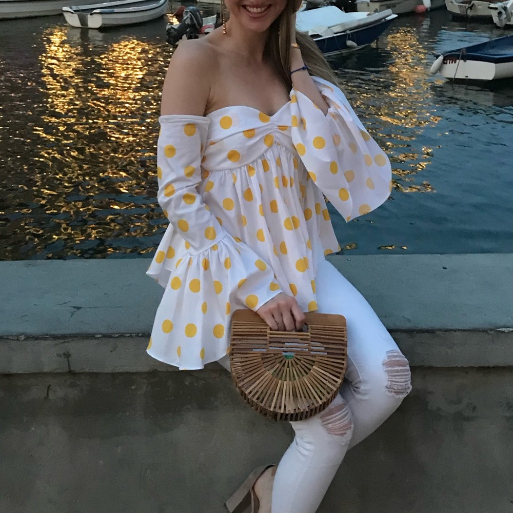 Carolina Constas Off the Shoulder Top